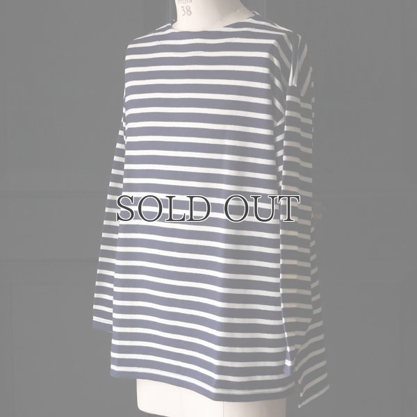 画像3: 「尾州」セーターライク天竺（6.5オンス） ボートネック サイドスリット  長袖 Tシャツ【MADE IN JAPAN】『日本製』/ Upscape Audience