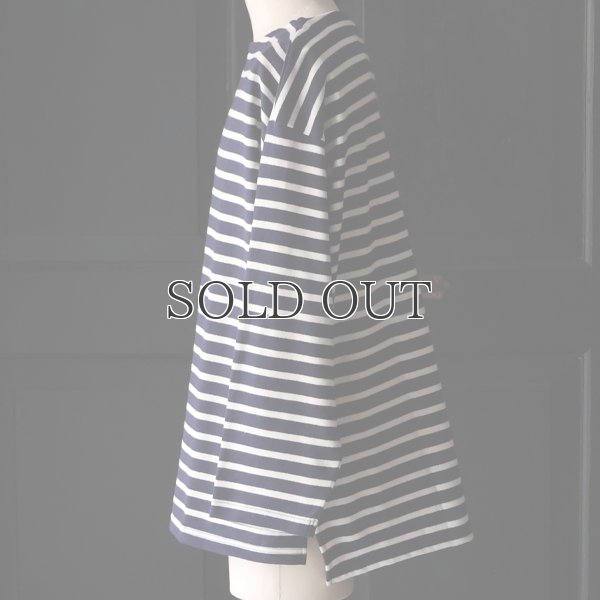 画像4: 「尾州」セーターライク天竺（6.5オンス） ボートネック サイドスリット  長袖 Tシャツ【MADE IN JAPAN】『日本製』/ Upscape Audience