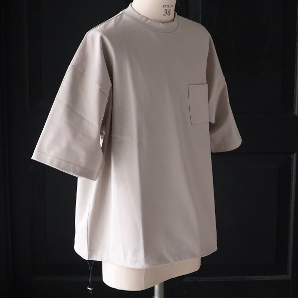 画像15: VORTEX 8オンス (MVS天竺) グラスポケ付 ハーフスリーブ ドローコード 2WAY Tシャツ【MADE IN JAPAN】『日本製』/ Upscape Audience