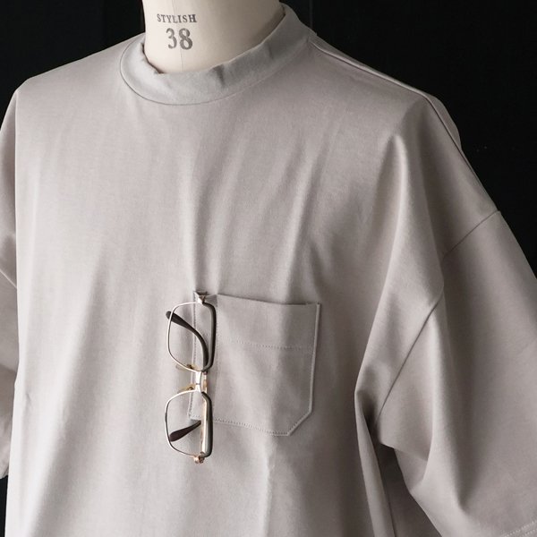 画像16: VORTEX 8オンス (MVS天竺) グラスポケ付 ハーフスリーブ ドローコード 2WAY Tシャツ【MADE IN JAPAN】『日本製』/ Upscape Audience