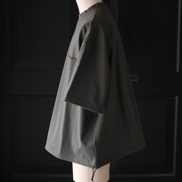 画像10: VORTEX 8オンス (MVS天竺) グラスポケ付 ハーフスリーブ ドローコード 2WAY Tシャツ【MADE IN JAPAN】『日本製』/ Upscape Audience