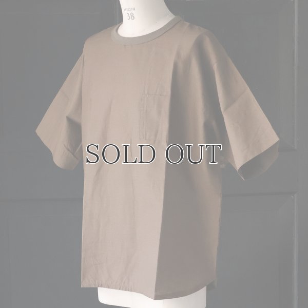 画像12: 「遠州」綿麻シーチング グラスポケット付 ヘムラウンド ハーフスリーブ フハクTシャツ【MADE IN JAPAN】『日本製』/ Upscape Audience