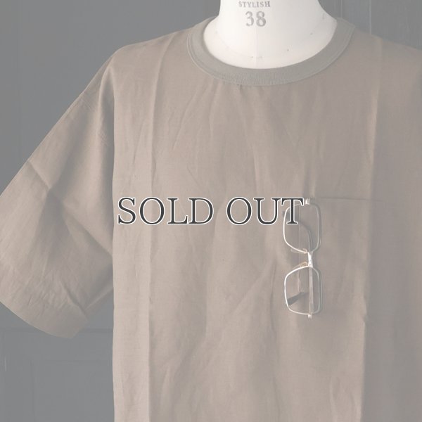 画像16: 「遠州」綿麻シーチング グラスポケット付 ヘムラウンド ハーフスリーブ フハクTシャツ【MADE IN JAPAN】『日本製』/ Upscape Audience