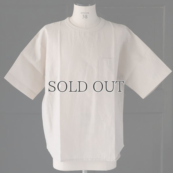 画像5: 「遠州」綿麻シーチング グラスポケット付 ヘムラウンド ハーフスリーブ フハクTシャツ【MADE IN JAPAN】『日本製』/ Upscape Audience