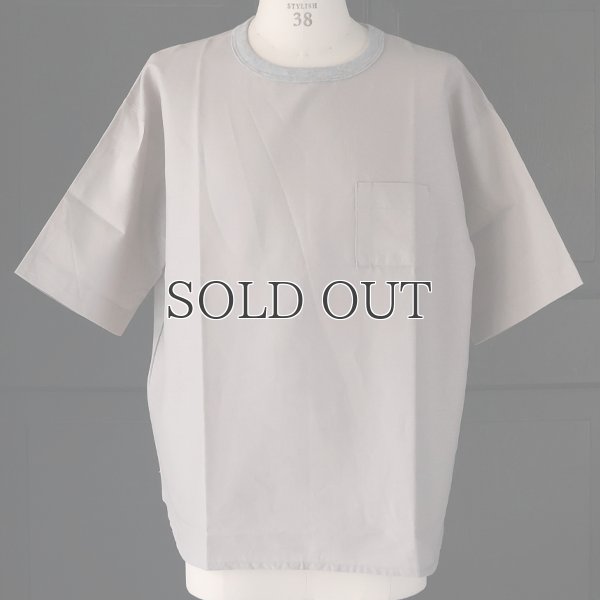 画像9: 「遠州」綿麻シーチング グラスポケット付 ヘムラウンド ハーフスリーブ フハクTシャツ【MADE IN JAPAN】『日本製』/ Upscape Audience