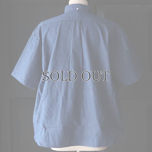 画像13: 「備後」 6オンス ムラデニム 釦ダウン ボク シーAライン ハーフスリーブシャツ【MADE IN JAPAN】『日本製』/ Upscape Audience