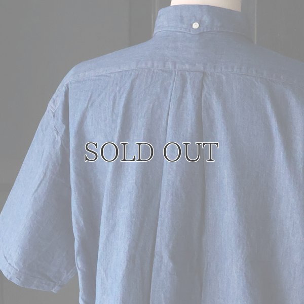 画像16: 「備後」 6オンス ムラデニム 釦ダウン ボク シーAライン ハーフスリーブシャツ【MADE IN JAPAN】『日本製』/ Upscape Audience