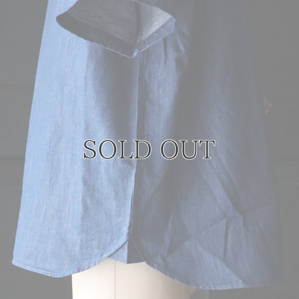 画像17: 「備後」 6オンス ムラデニム 釦ダウン ボク シーAライン ハーフスリーブシャツ【MADE IN JAPAN】『日本製』/ Upscape Audience