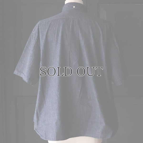 画像9: 「備後」 6オンス ムラデニム 釦ダウン ボク シーAライン ハーフスリーブシャツ【MADE IN JAPAN】『日本製』/ Upscape Audience