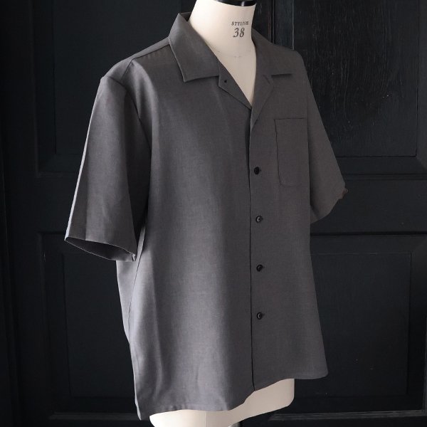 画像15: NaturemierTM(ナチュレミア)TECH リネンライクトロワッシャー オープンカラー ハーフスリ ーブシャツ【MADE IN JAPAN】『日本製』/ Upscape Audience