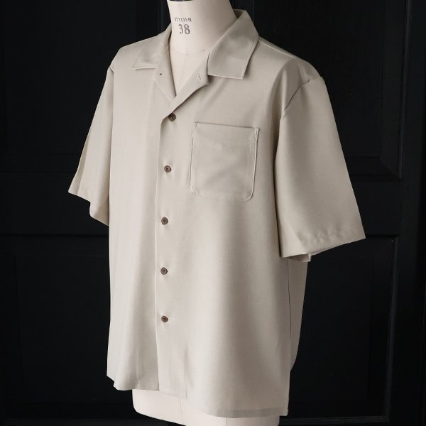 画像10: NaturemierTM(ナチュレミア)TECH リネンライクトロワッシャー オープンカラー ハーフスリ ーブシャツ【MADE IN JAPAN】『日本製』/ Upscape Audience