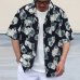 画像3: 「丹後」 ライトアムンゼン(梨地) ジャパニーズ カスリライクプリント オープンカラー ハーフスリーブシャツ【MADE IN JAPAN】『日本製』/ Upscape Audience
