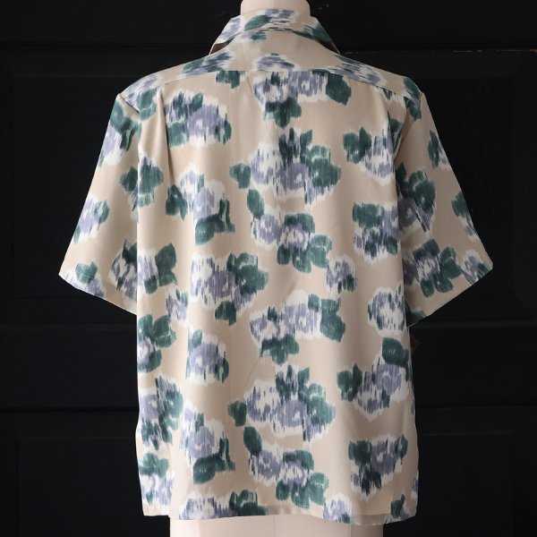 画像8: 「丹後」 ライトアムンゼン(梨地) ジャパニーズ カスリライクプリント オープンカラー ハーフスリーブシャツ【MADE IN JAPAN】『日本製』/ Upscape Audience