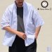 画像1: 吸水速乾・接触冷感・UVカット「多機能TECH 」 コットンライク ストライプ ボタンダウン ボクシーAライン ハーフスリーブシャツ【MADE IN JAPAN】『日本製』/ Upscape Audience (1)