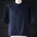 画像2: 「泉州」ハニカムサマーニット（7.45オンス）ガゼットクルーネック ハーフスリーブ スウェットライクTシャツ【MADE IN JAPAN】『日本製』 / Upscape Audience (2)
