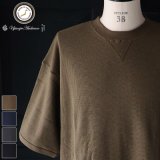 「泉州」ハニカムサマーニット（7.45オンス）ガゼットクルーネック ハーフスリーブ スウェットライクTシャツ【MADE IN JAPAN】『日本製』 / Upscape Audience