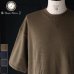 画像1: 「泉州」ハニカムサマーニット（7.45オンス）ガゼットクルーネック ハーフスリーブ スウェットライクTシャツ【MADE IN JAPAN】『日本製』 / Upscape Audience (1)