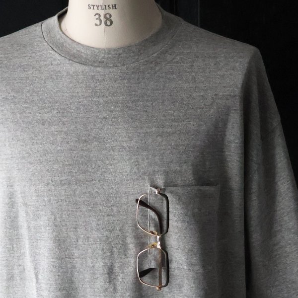画像20: 「和歌山」ラフィー天竺 (5.5オンス)クルーネック ハーフスリーブ 胸ポケット付き ボクシーTシャツ【MADE IN JAPAN】『日本製』/ Upscape Audience