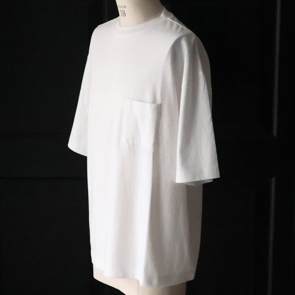 画像6: 「和歌山」ラフィー天竺 (5.5オンス)クルーネック ハーフスリーブ 胸ポケット付き ボクシーTシャツ【MADE IN JAPAN】『日本製』/ Upscape Audience