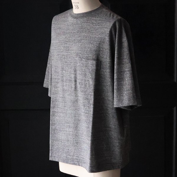 画像8: 「和歌山」ラフィー天竺 (5.5オンス)クルーネック ハーフスリーブ 胸ポケット付き ボクシーTシャツ【MADE IN JAPAN】『日本製』/ Upscape Audience
