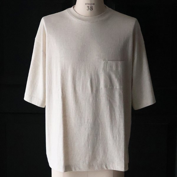 画像11: 「和歌山」ラフィー天竺 (5.5オンス)クルーネック ハーフスリーブ 胸ポケット付き ボクシーTシャツ【MADE IN JAPAN】『日本製』/ Upscape Audience
