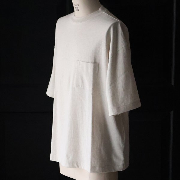 画像12: 「和歌山」ラフィー天竺 (5.5オンス)クルーネック ハーフスリーブ 胸ポケット付き ボクシーTシャツ【MADE IN JAPAN】『日本製』/ Upscape Audience