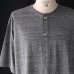 画像15: 「和歌山」ラフィー天竺 （5.5オンス）ハーフスリーブ スリーピングヘンリー Tシャツ【MADE IN JAPAN】『日本製』/ Upscape Audience
