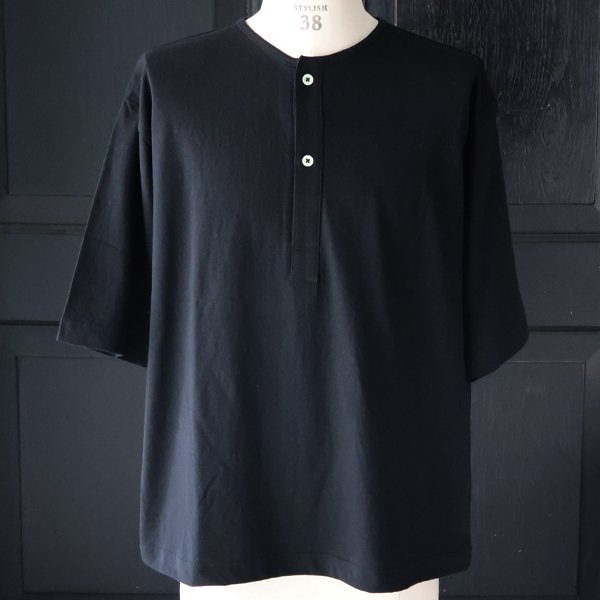 画像11: 「和歌山」ラフィー天竺 （5.5オンス）ハーフスリーブ スリーピングヘンリー Tシャツ【MADE IN JAPAN】『日本製』/ Upscape Audience