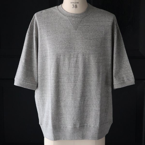 画像10: 「和歌山」ラフィー天竺 （5.5オンス）ガゼット クルーネック ハーフスリーブ スウェットライク バルーン Tシャツ【MADE IN JAPAN】『日本製』/ Upscape Audience