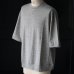 画像7: 「和歌山」ラフィー天竺 （5.5オンス）ガゼット クルーネック ハーフスリーブ スウェットライク バルーン Tシャツ【MADE IN JAPAN】『日本製』/ Upscape Audience