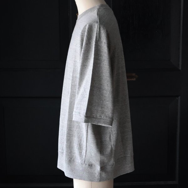 画像12: 「和歌山」ラフィー天竺 （5.5オンス）ガゼット クルーネック ハーフスリーブ スウェットライク バルーン Tシャツ【MADE IN JAPAN】『日本製』/ Upscape Audience