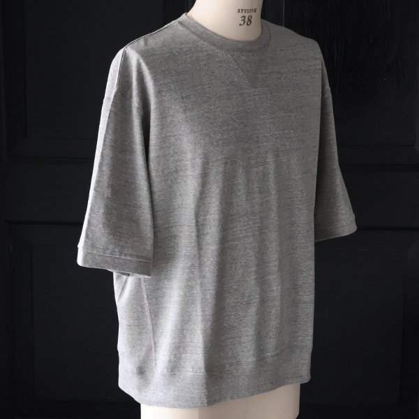 画像14: 「和歌山」ラフィー天竺 （5.5オンス）ガゼット クルーネック ハーフスリーブ スウェットライク バルーン Tシャツ【MADE IN JAPAN】『日本製』/ Upscape Audience