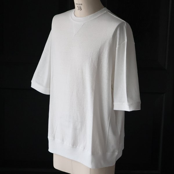 画像7: 「和歌山」ラフィー天竺 （5.5オンス）ガゼット クルーネック ハーフスリーブ スウェットライク バルーン Tシャツ【MADE IN JAPAN】『日本製』/ Upscape Audience