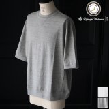 「和歌山」ラフィー天竺 （5.5オンス）ガゼット クルーネック ハーフスリーブ スウェットライク バルーン Tシャツ【MADE IN JAPAN】『日本製』/ Upscape Audience