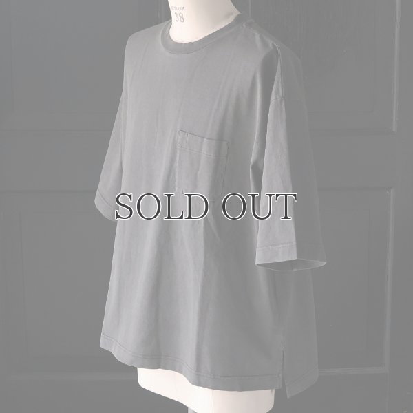 画像20: ピグメント 米綿（USAコットン）16/-天竺（8.45オンス）グラスポケ付き クルーネック ハーフスリーブ ボクシー Tシャツ / Audience