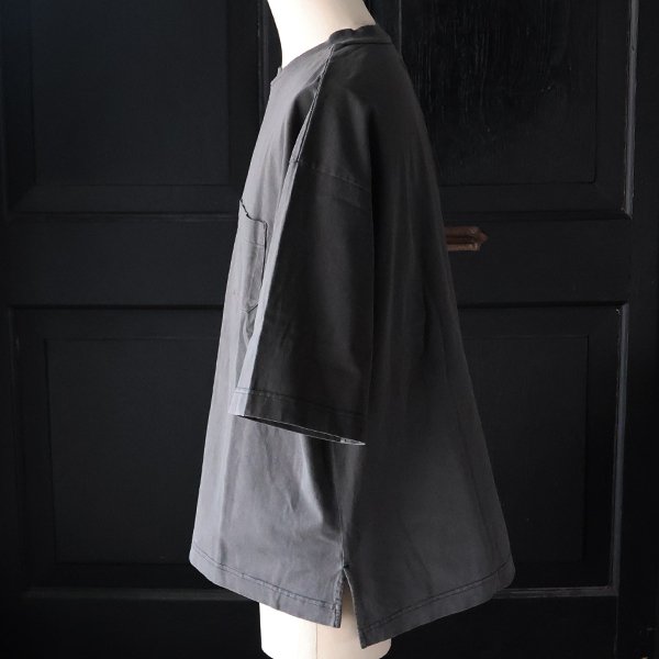 画像21: ピグメント 米綿（USAコットン）16/-天竺（8.45オンス）グラスポケ付き クルーネック ハーフスリーブ ボクシー Tシャツ / Audience