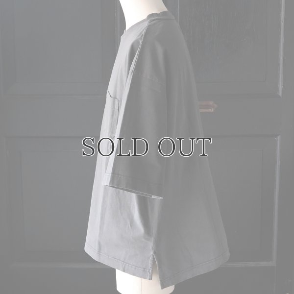 画像21: ピグメント 米綿（USAコットン）16/-天竺（8.45オンス）グラスポケ付き クルーネック ハーフスリーブ ボクシー Tシャツ / Audience