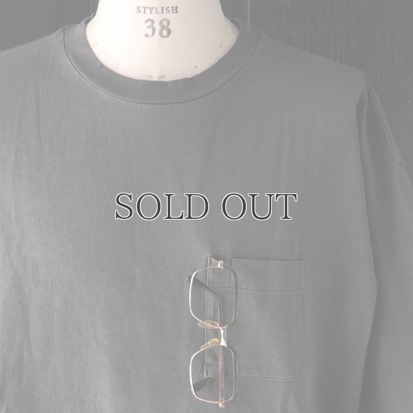 画像24: ピグメント 米綿（USAコットン）16/-天竺（8.45オンス）グラスポケ付き クルーネック ハーフスリーブ ボクシー Tシャツ / Audience