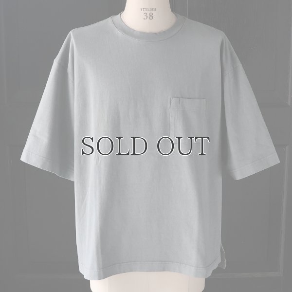 画像11: ピグメント 米綿（USAコットン）16/-天竺（8.45オンス）グラスポケ付き クルーネック ハーフスリーブ ボクシー Tシャツ / Audience