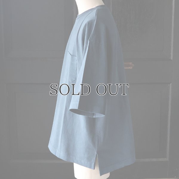 画像14: ピグメント 米綿（USAコットン）16/-天竺（8.45オンス）グラスポケ付き クルーネック ハーフスリーブ ボクシー Tシャツ / Audience