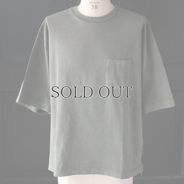 画像15: ピグメント 米綿（USAコットン）16/-天竺（8.45オンス）グラスポケ付き クルーネック ハーフスリーブ ボクシー Tシャツ / Audience