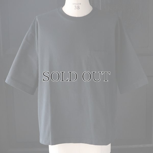 画像17: ピグメント 米綿（USAコットン）16/-天竺（8.45オンス）グラスポケ付き クルーネック ハーフスリーブ ボクシー Tシャツ / Audience