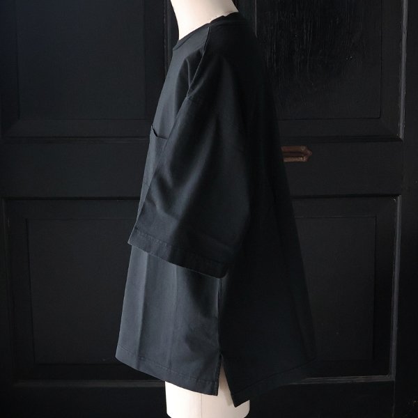 画像18: ピグメント 米綿（USAコットン）16/-天竺（8.45オンス）グラスポケ付き クルーネック ハーフスリーブ ボクシー Tシャツ / Audience