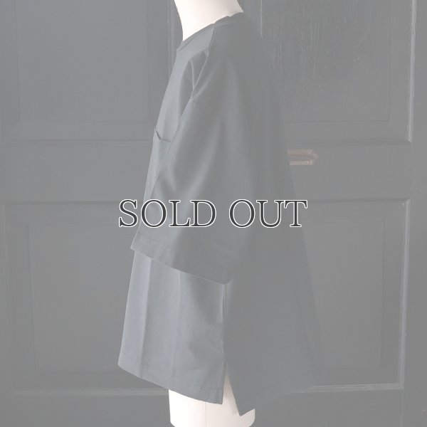 画像18: ピグメント 米綿（USAコットン）16/-天竺（8.45オンス）グラスポケ付き クルーネック ハーフスリーブ ボクシー Tシャツ / Audience