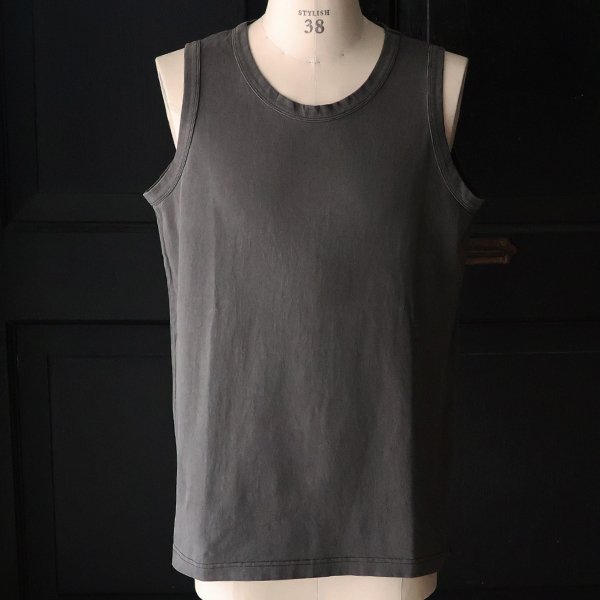 画像18: ピグメント 米綿 (USAコットン) 16/-天竺 ( 8.45オンス) サイドスリット ロングタンク / Audience