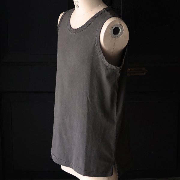 画像19: ピグメント 米綿 (USAコットン) 16/-天竺 ( 8.45オンス) サイドスリット ロングタンク / Audience