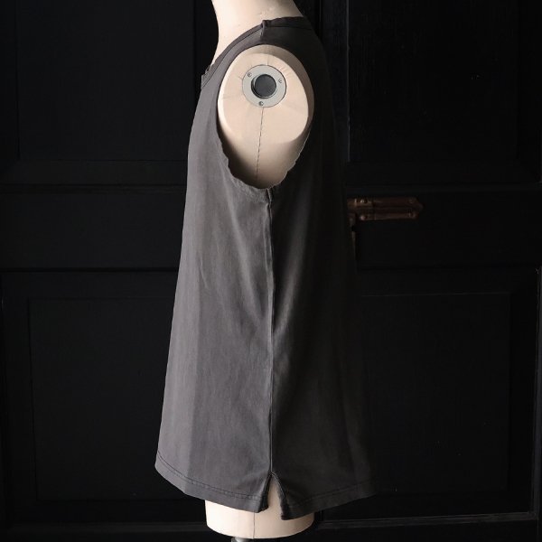 画像20: ピグメント 米綿 (USAコットン) 16/-天竺 ( 8.45オンス) サイドスリット ロングタンク / Audience