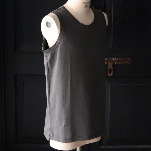 画像22: ピグメント 米綿 (USAコットン) 16/-天竺 ( 8.45オンス) サイドスリット ロングタンク / Audience