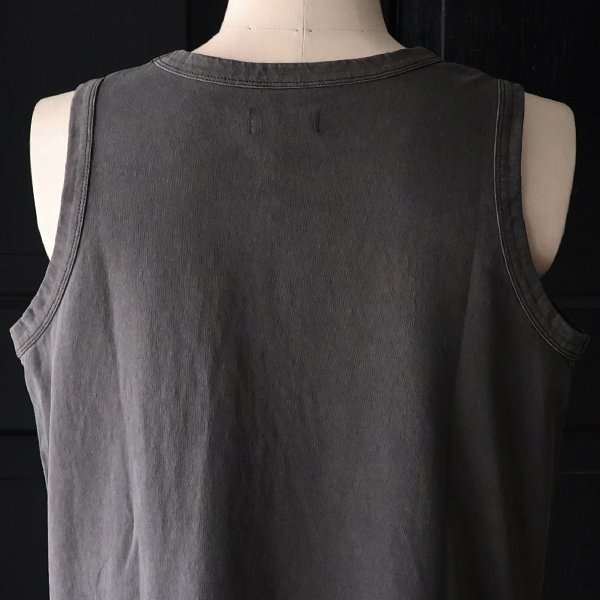 画像24: ピグメント 米綿 (USAコットン) 16/-天竺 ( 8.45オンス) サイドスリット ロングタンク / Audience