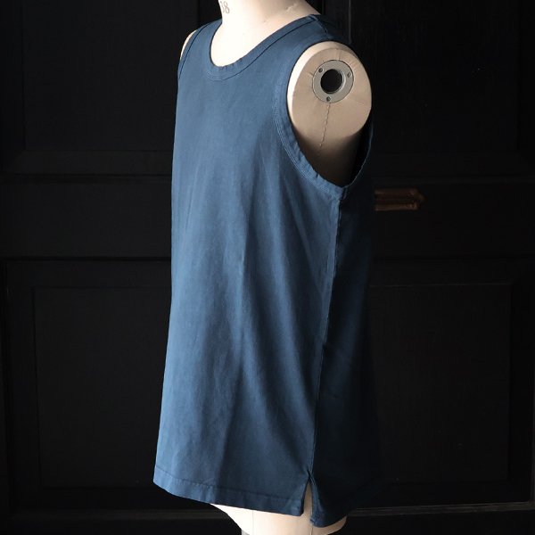 画像11: ピグメント 米綿 (USAコットン) 16/-天竺 ( 8.45オンス) サイドスリット ロングタンク / Audience